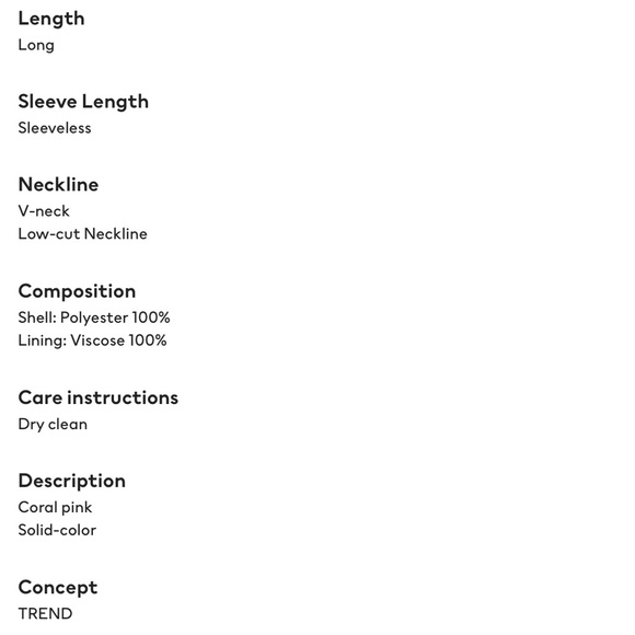 Ruffled Tiered Coral Pink Taffeta H&M DRESS -NWT princess flowy - Picture 13 of 14